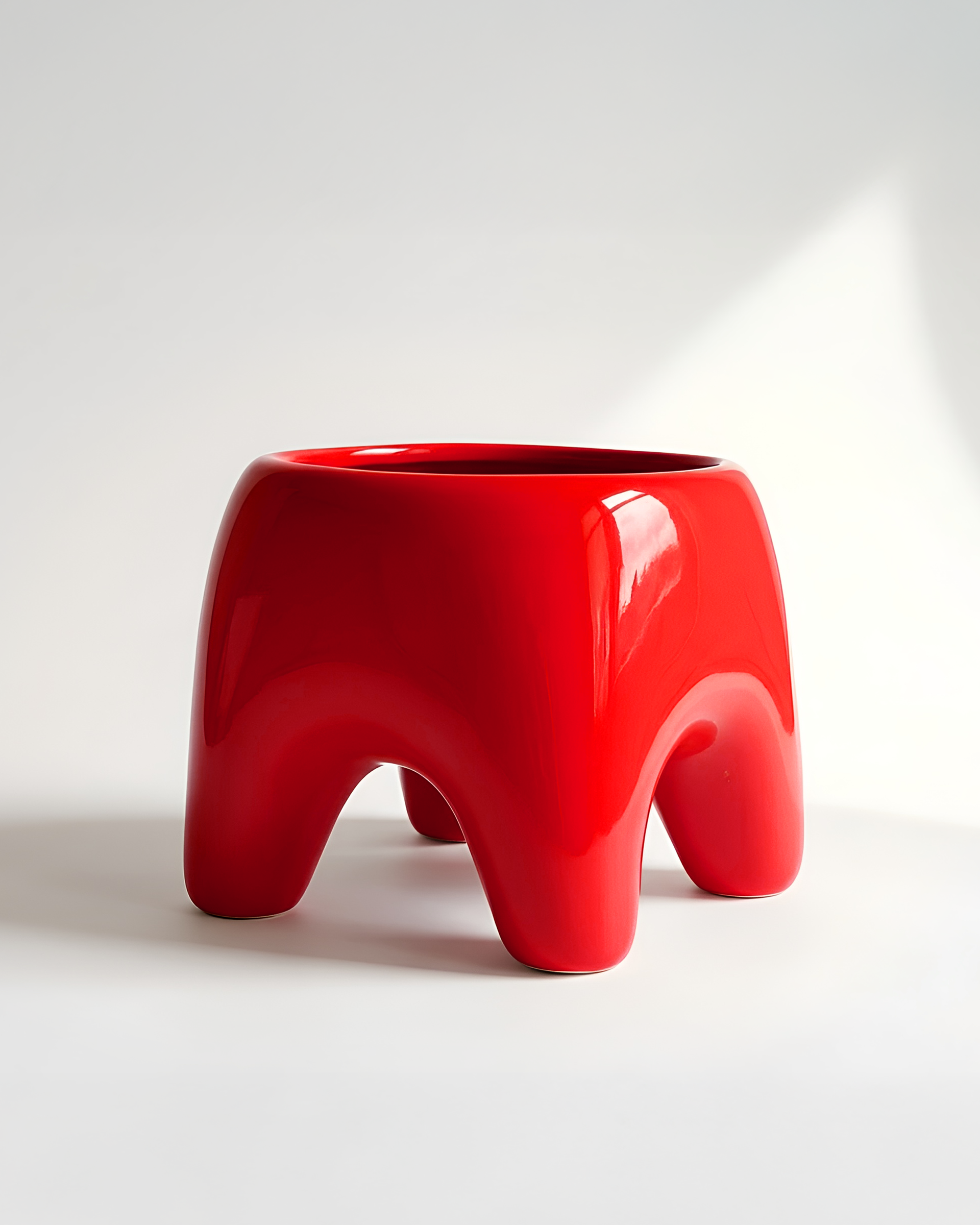 BUDDY Planter in Poppy Red