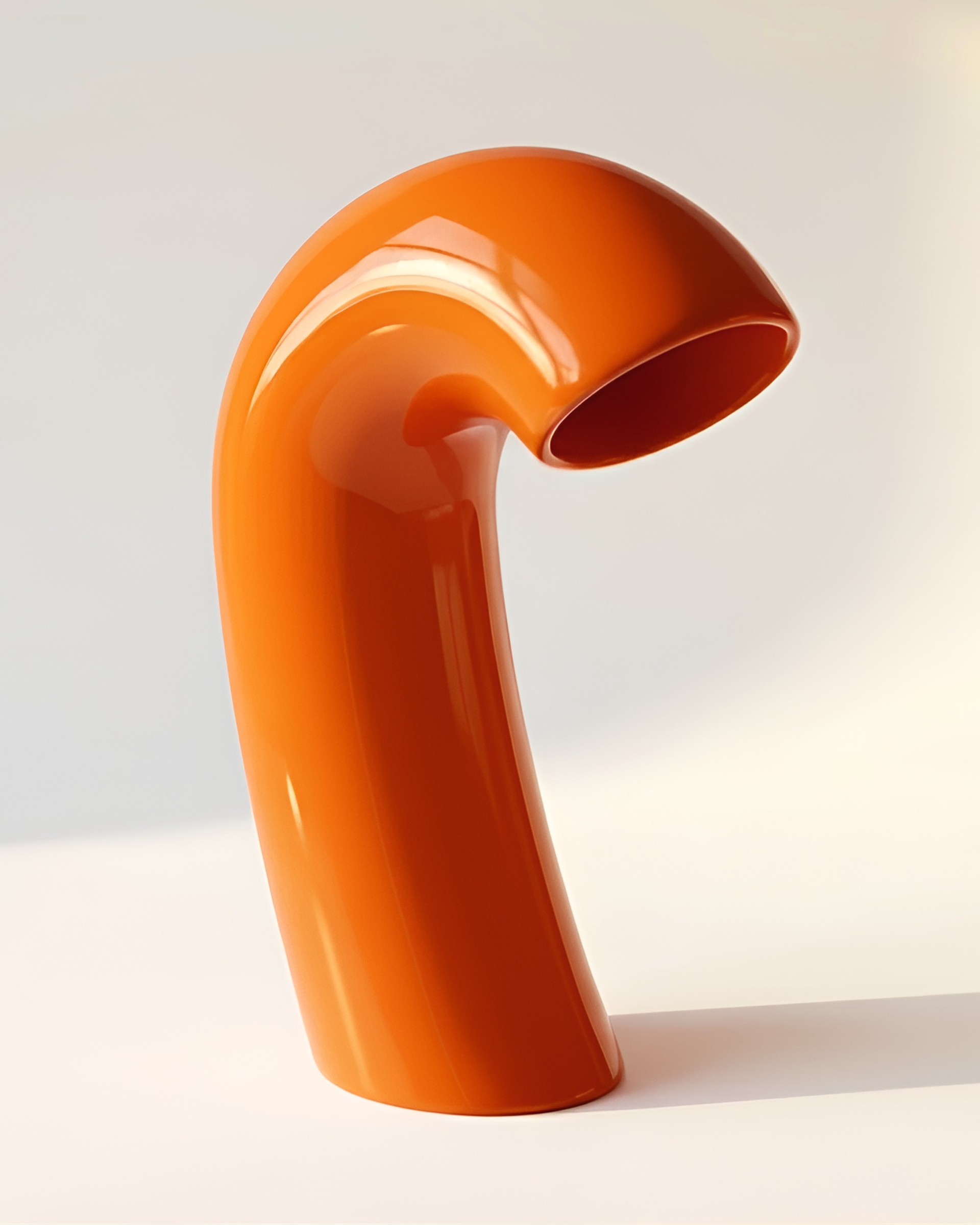 Vita Vase in Micha Orange
