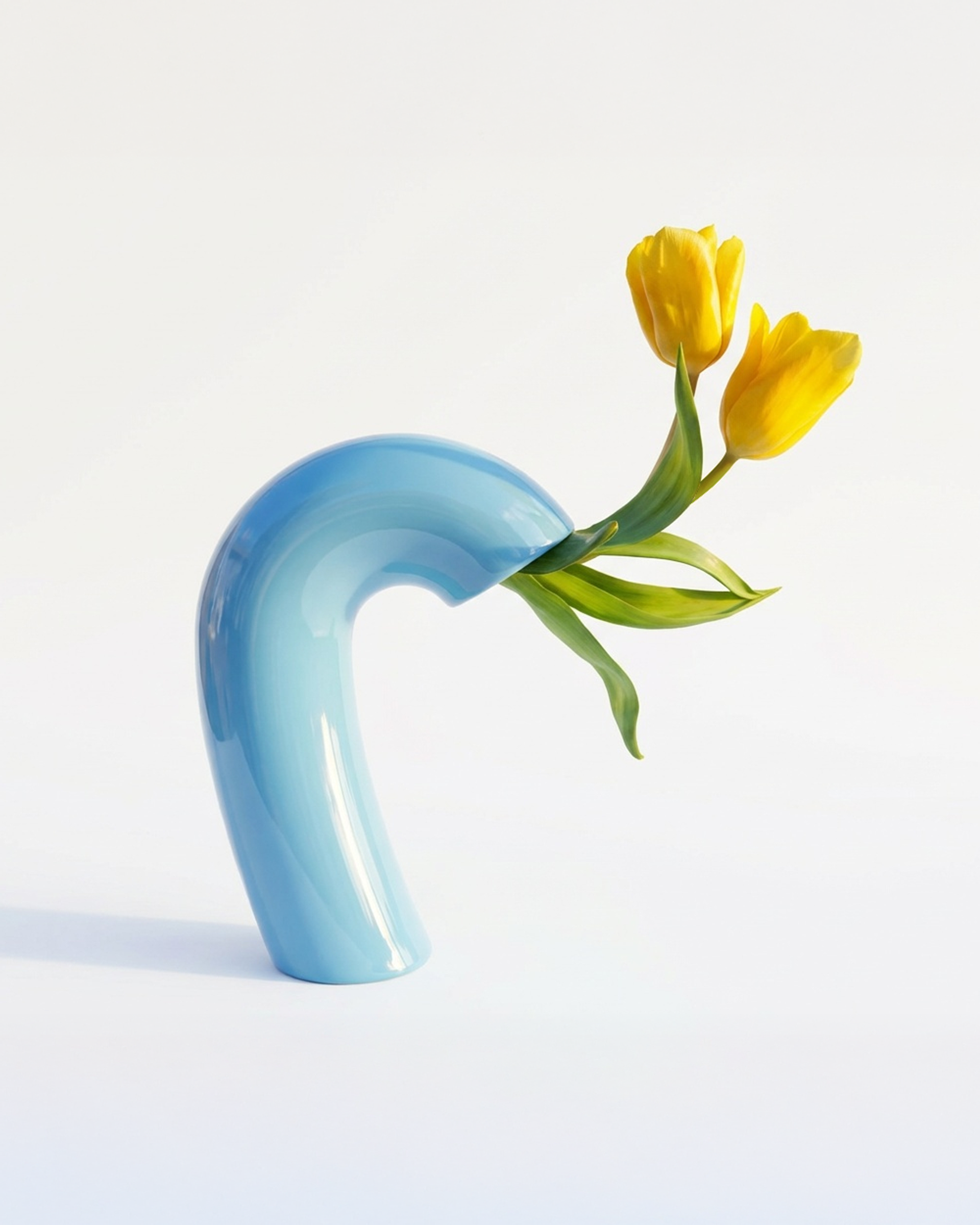 Vita Vase in Sky Blue